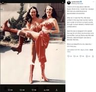 Lynda Carter's tribute to Jeannie Epper (Image via X/ @RealLyndaCarter)